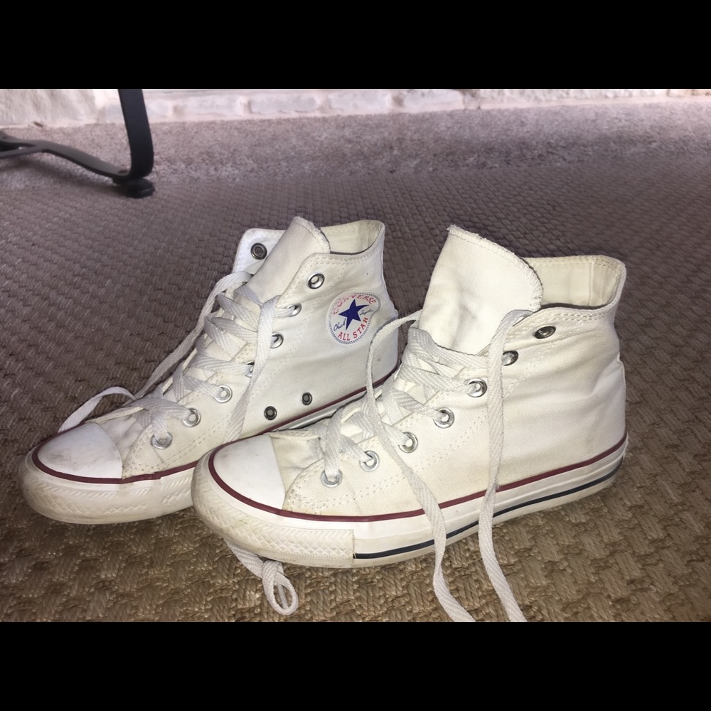 White High Top Converse, Chuck Taylor All Star